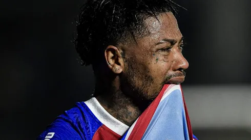 Marinho jogador do Fortaleza durante partida contra o Vasco no estádio São Januário pelo campeonato Copa Do Brasil 2024.