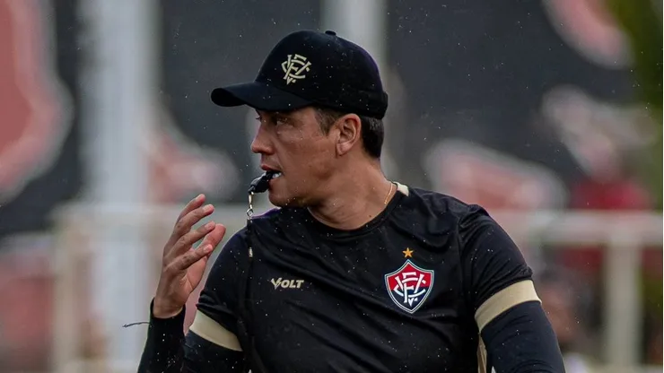 Carpini, técnico do Vitória. Victor Ferreira/ECVitória