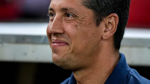 Thiago Carpini ex-tecnico do São Paulo durante partida contra o Flamengo no estádio Maracanã pelo campeonato Brasileiro A 2024.