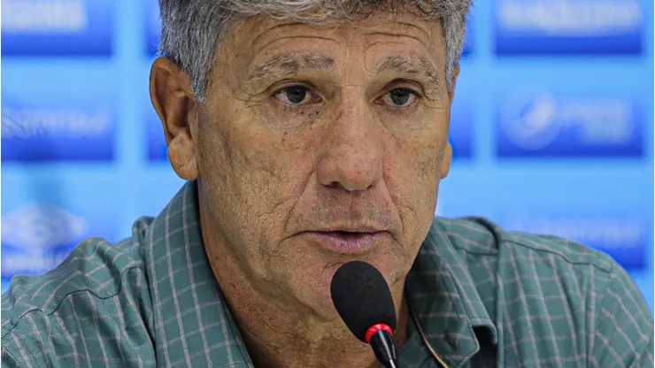 Renato Gaúcho técnico do Grêmio durante coletiva de imprensa apo partida contra o Operário no estádio Germano Kruger pelo campeonato Copa Do Brasil 2024.