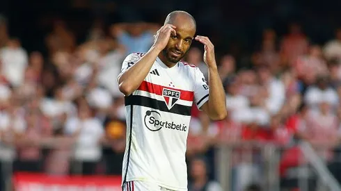 Lucas Moura atuando no São Paulo