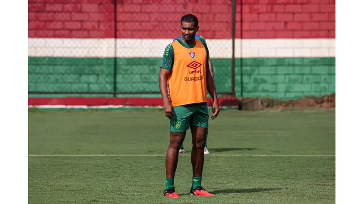 FOTO: MARCELO GONÇALVES / FLUMINENSE F.C - Marlon durante treinamento do Fluminense.