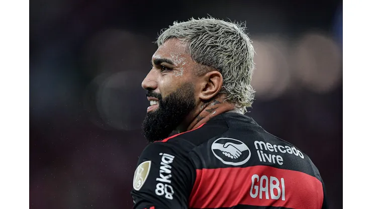 Gabigol durante confronto contra o Bolivar na Libertadores de 2024.