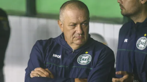PR – CURITIBA – 14/05/2024 – BRASILEIRO B 2024, CORITIBA X GUARANI – James Freitas tecnico do Coritiba durante partida contra o Guarani no estadio Couto Pereira pelo campeonato Brasileiro B 2024. Gabriel Rosa Machado/AGIF