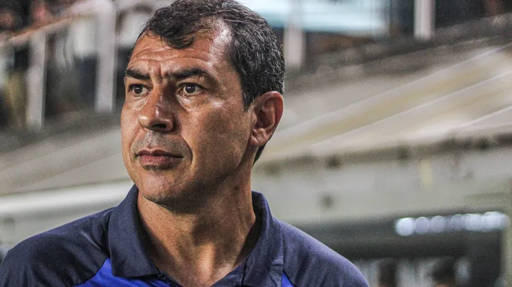 Fábio Carille, treinador do Santos.