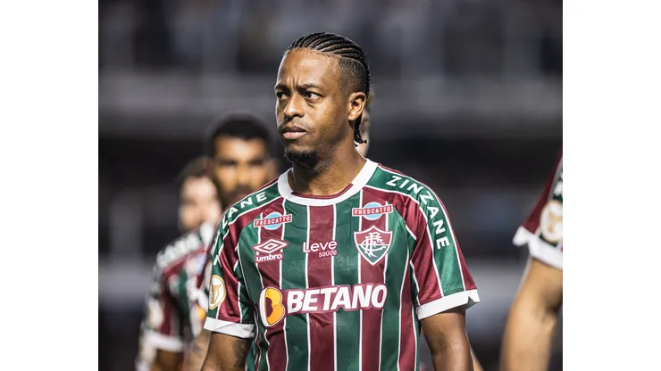 Keno durante confronto contra o Santos no Campeonato Brasileiro de 2023.