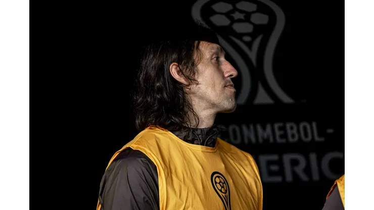 Cássio durante confronto contra o Argentino Juniors na Copa Sul-Americana. Arqueiro decide deixar o Timão.