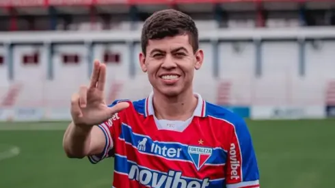 Matheus Rossetto, meio-campista do Fortaleza. ASCOM/Fortaleza