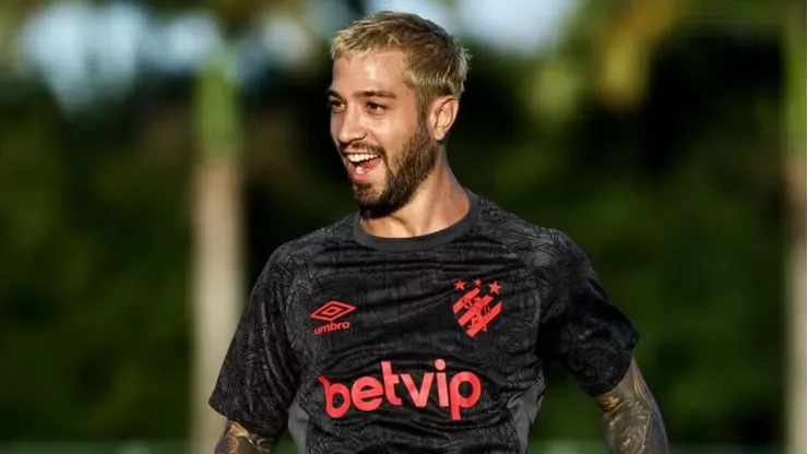 Fabricio Domínguez, volante do Sport — Foto: Paulo Paiva / Sport Recife