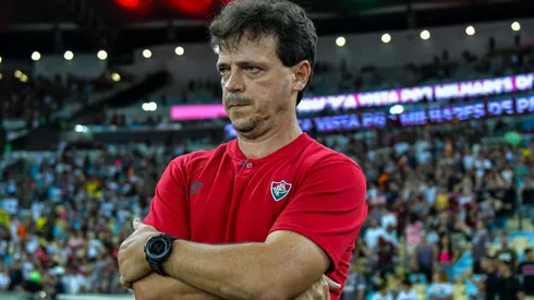 Fernando Diniz durante confronto contra o Fluminense no Campeonato Carioca de 2024.