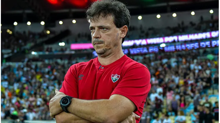 Fernando Diniz durante confronto contra o Fluminense no Campeonato Carioca de 2024.