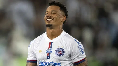 Rafael Ratao jogador do Bahia durante partida contra o Botafogo no estadio Engenhao pelo campeonato Brasileiro A 2024. Jorge Rodrigues/AGIF