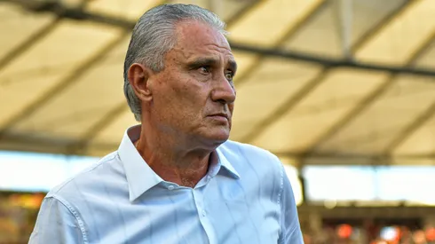 Tite tecnico do Flamengo durante partida contra o Nova Iguacu no estadio Maracana pelo campeonato Carioca 2024. Comandante mandou recado ao Sul. Foto: Thiago Ribeiro/AGIF