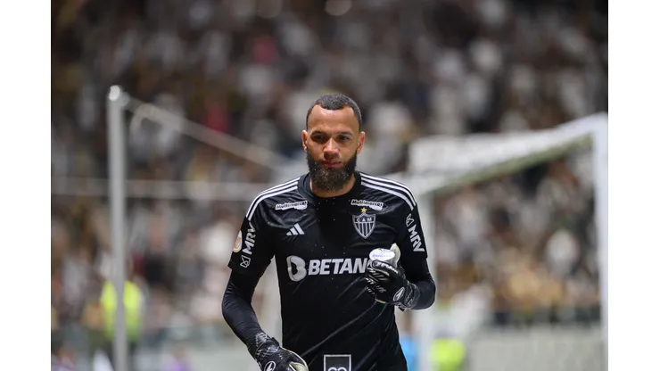 MG - BELO HORIZONTE - 23/09/2023 - BRASILEIRO A 2023, ATLETICO-MG X CUIABA - Weverson goleiro do Atletico-MG durante partida contra o Cuiaba no estadio Arena MRV pelo campeonato Brasileiro A 2023. Foto: Alessandra Torres/AGIF