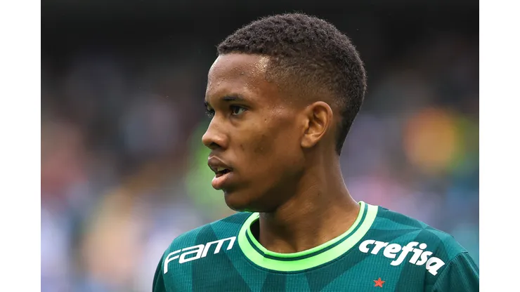 Estevao jogador do Palmeiras durante partida contra o Sport no estadio Arena Barueri pelo campeonato Copa Sao Paulo 2024. Meia deve ir para time inglês. Foto: Marcello Zambrana/AGIF