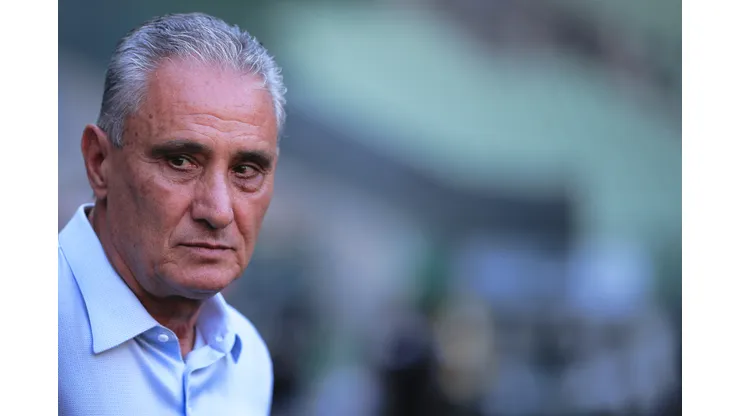 SP - SAO PAULO - 21/04/2024 - BRASILEIRO A 2024, PALMEIRAS X FLAMENGO - Tite tecnico do Flamengo durante partida contra o Palmeiras no estadio Arena Allianz Parque pelo campeonato Brasileiro A 2024. Foto: Ettore Chiereguini/AGIF