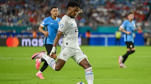 Jogador do Panamá, Murillo, em ação na Copa América (DiaEsportivo / Alamy Stock Photo)