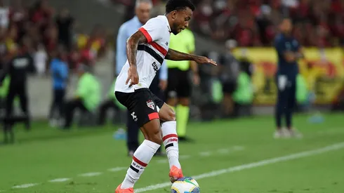 Ação no jogo Flamengo e São Paulo (A.PAES / Alamy Stock Photo)