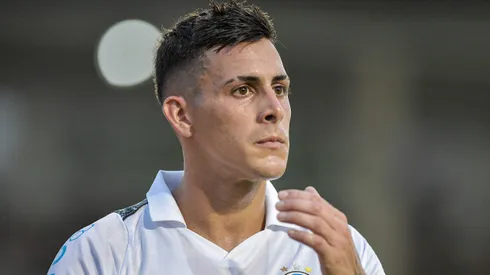 Pavon jogador do Grêmio durante partida contra o Vasco no estadio Sao Januario pelo campeonato Brasileiro A 2024.