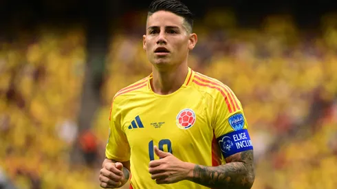 James Rodríguez durante confronto contra a Seleção do Paraguai na Copa América de 2024.