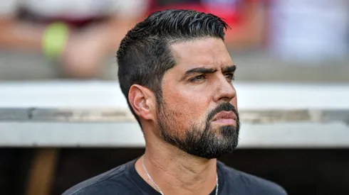 Antonio Oliveira tecnico do Corinthians durante partida contra o Flamengo no estadio Maracana pelo campeonato Brasileiro A 2024.