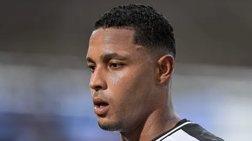 David jogador do Vasco durante partida contra o Botafogo no estadio Engenhao pelo campeonato Carioca 2024.