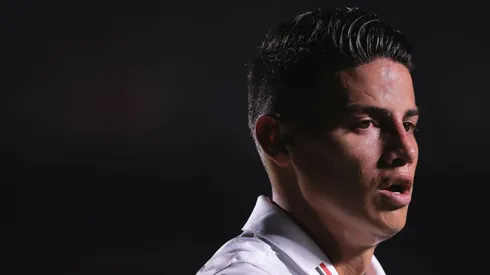James Rodriguez jogador do São Paulo durante partida contra o Cobresal no estadio Morumbi pelo campeonato Copa Libertadores 2024.