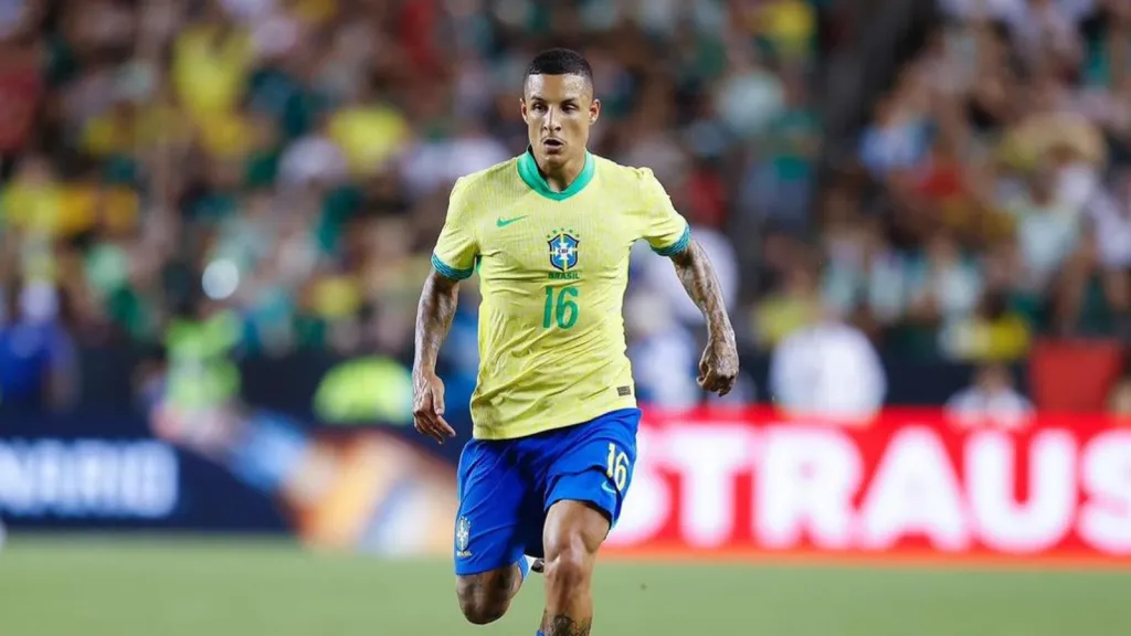 Guilherme Arana, lateral da Seleção Brasileira - Foto: Rafael Ribeiro/CBF