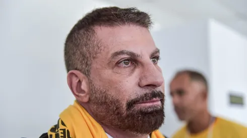 Pedrinho, candidato da chapa Sempre Vasco, durante a eleicao a qual elege o Presidente do Vasco da Gama para o Trienio 2024 a 2026, realizada na Sede do Calabouco, centro do Rio de janeiro.