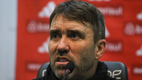 Eduardo Coudet técnico do Internacional durante partida contra o Sao Paulo no estadio Heriberto Hulse pelo campeonato Brasileiro A 2024.