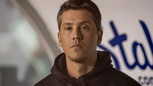 Thiago Carpini durante partida do Vitória contra o Juventude, pelo Campeonato Brasileiro. Foto: Victor Ferreira