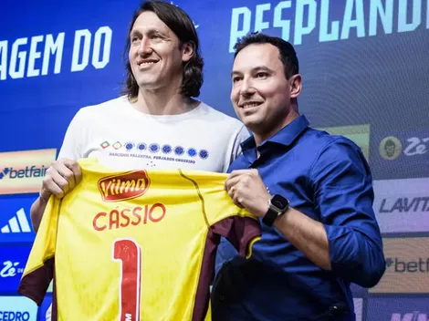 Cássio não se acanha e joga na roda meta no Cruzeiro