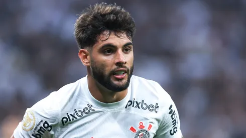 Yuri Alberto jogador do Corinthians durante partida contra o Cruzeiro no estadio Arena Corinthians pelo campeonato BRASILEIRO A 2023.