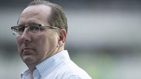 John Textor socio majoritario do Botafogo antes da partida contra o Fortaleza no estadio Maracana pelo campeonato Brasileiro A 2022. Mandatário sofreu forte declaração.