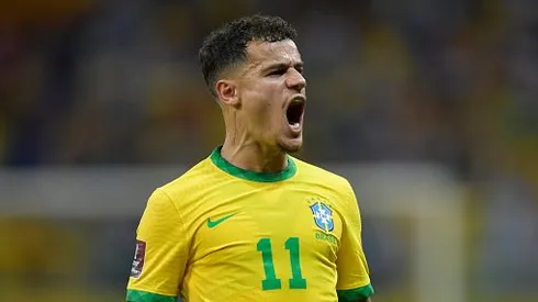 Philippe Coutinho atuando na Seleção Brasileira em 2022