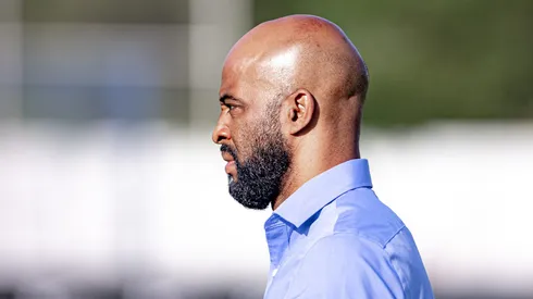 Fabinho Soldado Diretor do Corinthians durante treino no Centro de Treinamento CT Joaquim Grava.