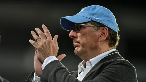 John Textor presidente da SAF do Botafogo durante partida contra o Atletico-GO