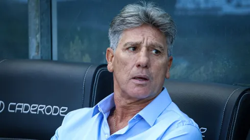 Renato Portaluppi tecnico do Gremio durante partida contra o Aimore no estadio Arena do Gremio pelo campeonato Gaucho 2023. Foto: Maxi Franzoi/AGIF