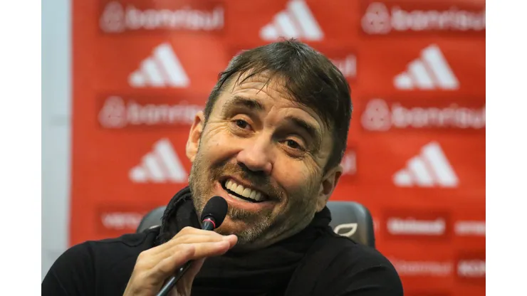 Eduardo Coudet tecnico do Internacional durante partida contra o Sao Paulo no estadio Heriberto Hulse pelo campeonato Brasileiro A 2024. Leonardo Hubbe/AGIF