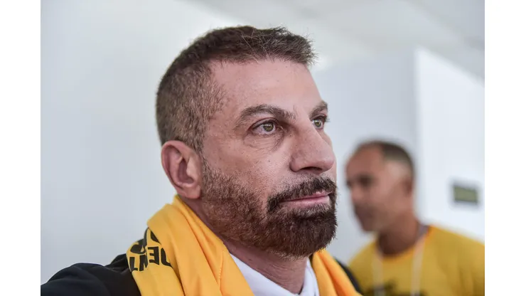 Pedrinho durante campanha para a presidência do Vasco.