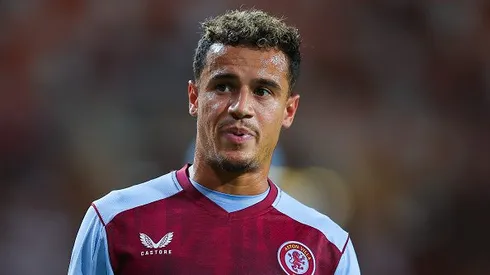 Coutinho atuando no Aston Villa em 2023