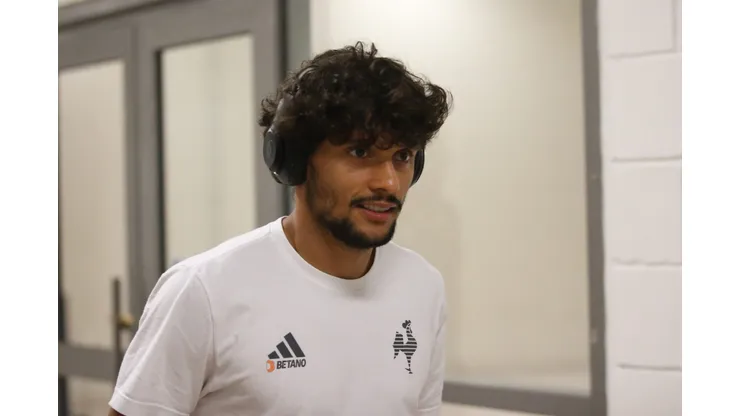 Gustavo Scarpa antes do confronto contra o Sport na Copa do Brasil 2024.