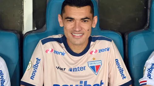 Santos durante confronto contra o Bahia no Campeonato Brasileiro de 2024. Goleiro está na mira do Corinthians.