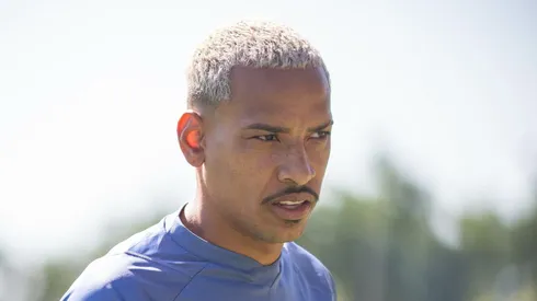 Matheus Pereira jogador do Cruzeiro durante treino no Centro de Treinamento CT Toca II.