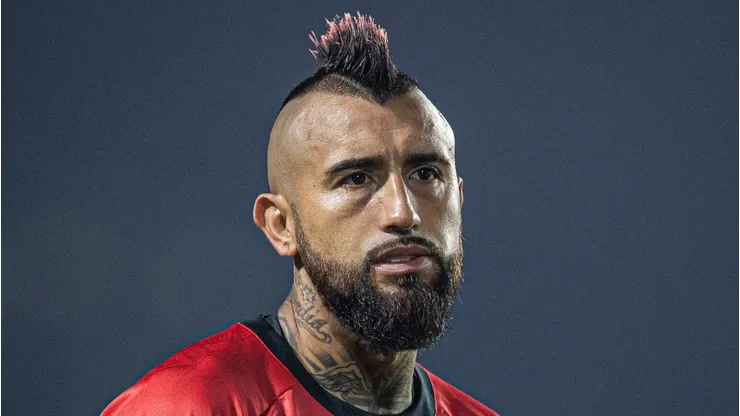 Vidal jogando pelo Athletico-PR.