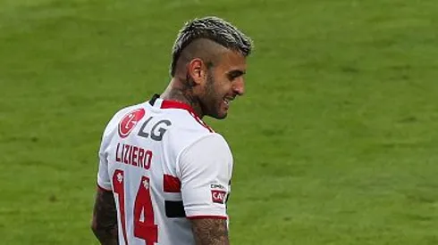 Liziero atuando no São Paulo em 2021