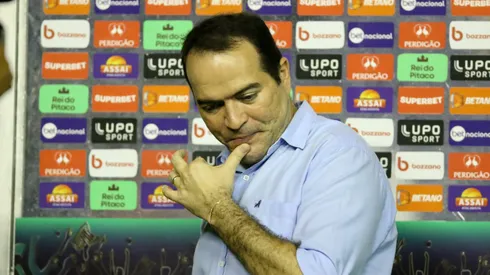 Marcelo Paz CEO do Fortaleza antes do jogo no estádio Almeidão em Joao Pessoa (PB), contra o Botafogo-PB pela Copa do Nordeste 2024, nesta quarta-feira (7).