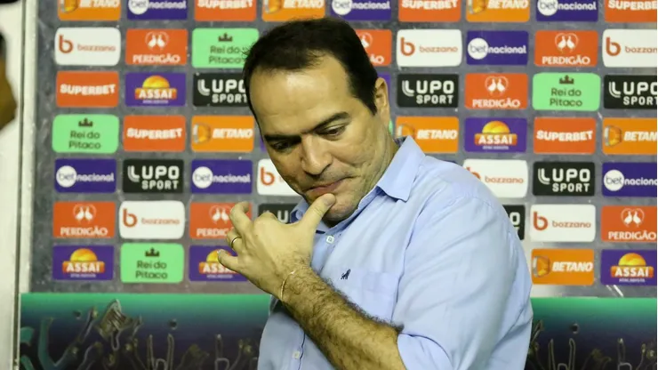 Marcelo Paz CEO do Fortaleza antes do jogo no estádio Almeidão em Joao Pessoa (PB), contra o Botafogo-PB pela Copa do Nordeste 2024, nesta quarta-feira (7).