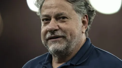 Júlio Casares presidente do São Paulo antes da partida contra o Flamengo no estádio Maracanã pelo campeonato Brasileiro A 2024.
