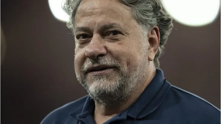Júlio Casares presidente do São Paulo antes da partida contra o Flamengo no estádio Maracanã pelo campeonato Brasileiro A 2024.